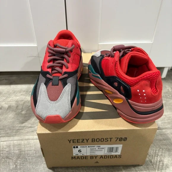 adidas gazelle silver green womens Adidas Yeezy Boost 700 Hi-Res Red – Moneykickz main image 1